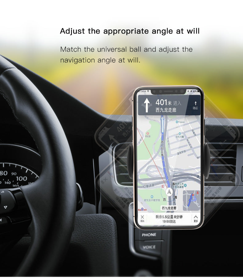 Yesido C47 Automatic Air-Vent Car Phone Holder for 4–6.5″ Phones