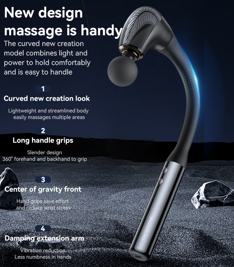 Yesido MG07 Handheld Curved Neck and Body Massager with Brushless Motor