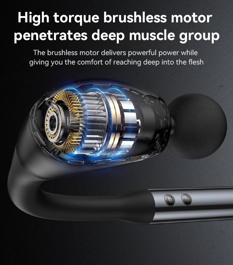 Yesido MG07 Handheld Curved Neck and Body Massager with Brushless Motor