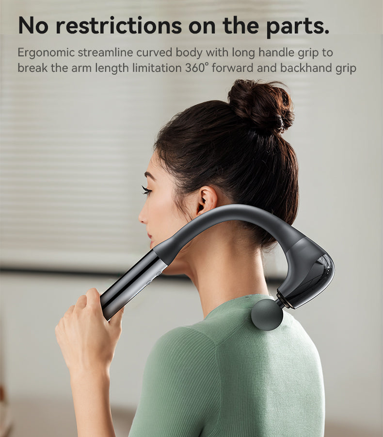 Yesido MG07 Handheld Curved Neck and Body Massager with Brushless Motor