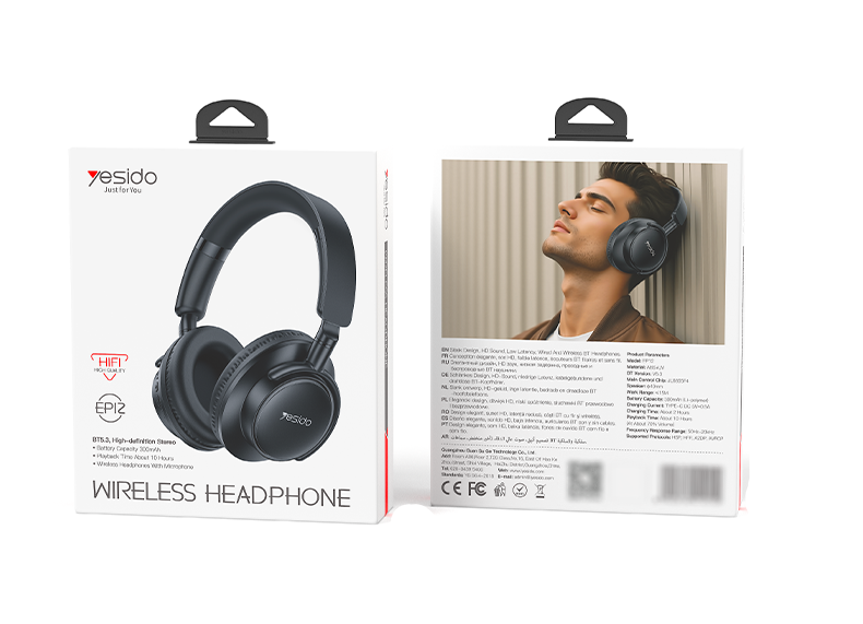 Yesido EP12 Wireless Over Ear Headphone