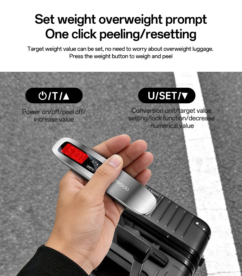 Yesido MG41 50kg Digital Handheld Luggage Scale