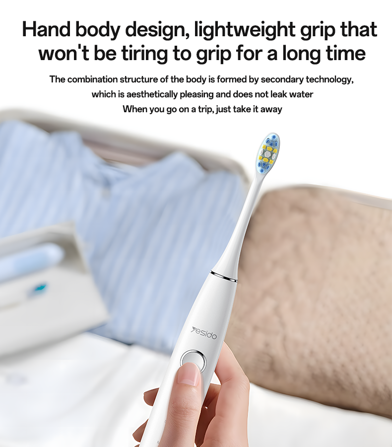 Yesido MG24 Rechargeable Sonic Electric Toothbrush with 5 Cleaning Modes