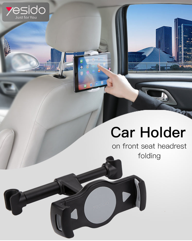 Yesido C29 360° Rear-Seat Headrest Phone & Tablet Holder