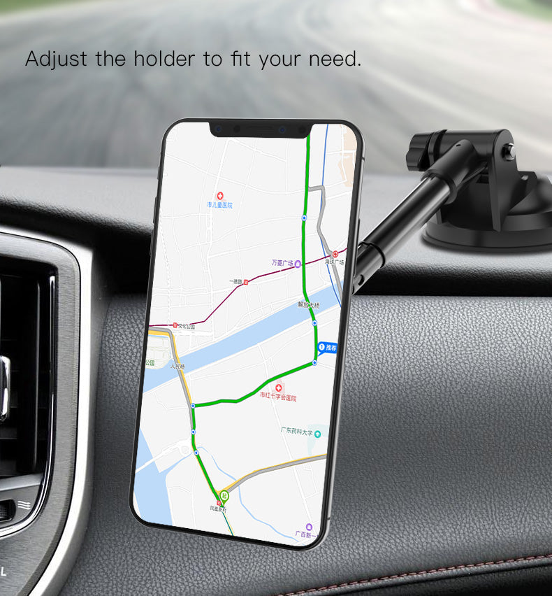 Yesido C41 360° Magnetic Telescopic Car Phone Holder for 4–7″ Phones